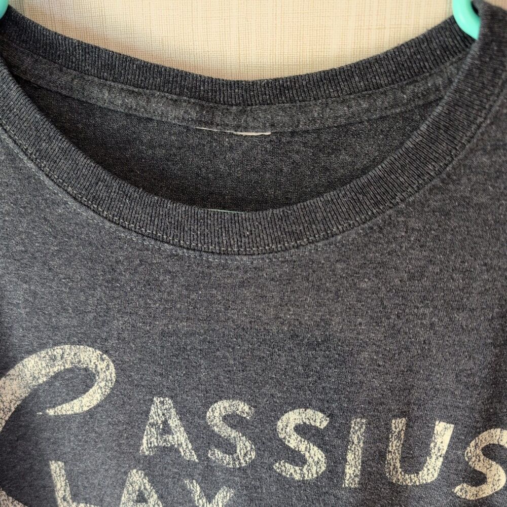 Muhammad Ali - Cassius Clay Logo - Short Sleeve Missing Tag T-Shirt Size Large - Picture 4 of 5